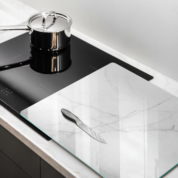 Steklena podloga za rezanje Marmorno kamnito ozadje