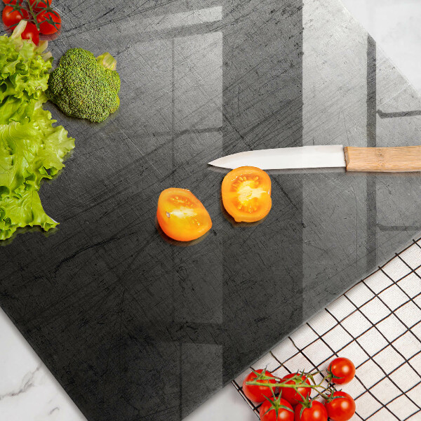 Steklena podloga za rezanje Kovinska tekstura