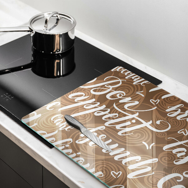 Steklena podloga za rezanje Bon appetit podnapisi