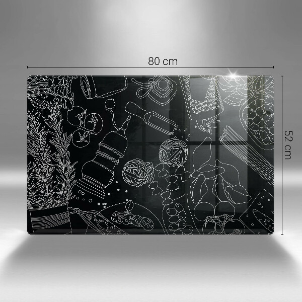 Steklena podloga za rezanje Kuhinjski dodatki