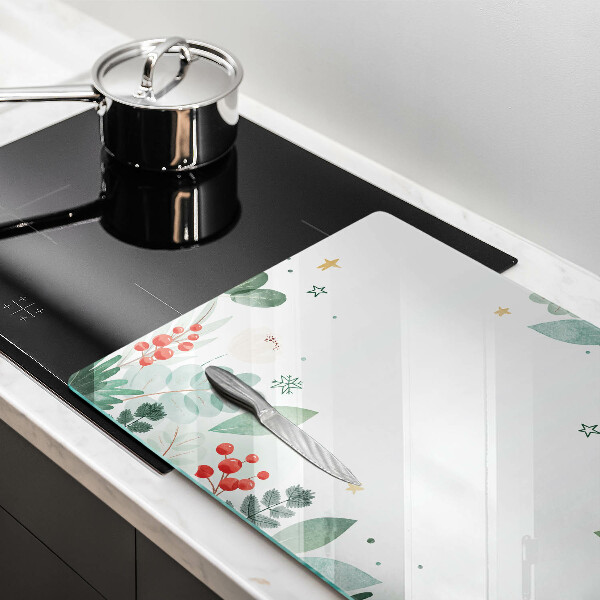 Steklena podloga za rezanje Akvarelni listi