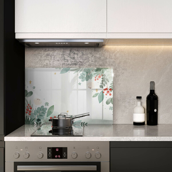 Steklena podloga za rezanje Akvarelni listi