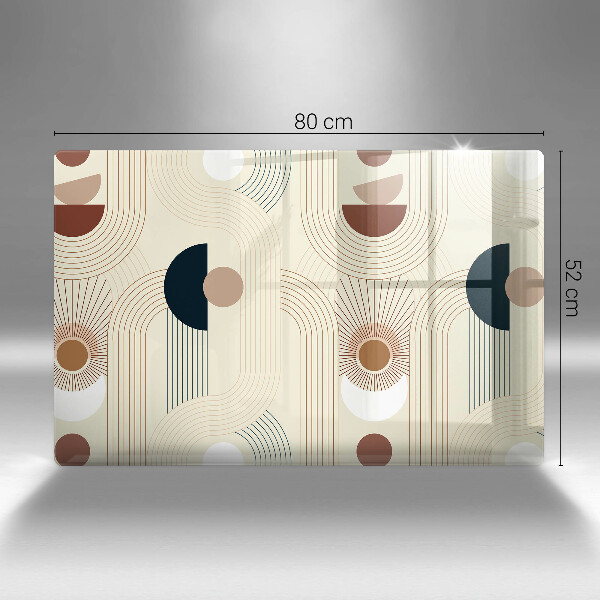 Steklena podloga za rezanje Boho geometrijske oblike