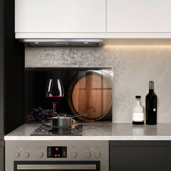 Steklena podloga za rezanje Kozarec za vino v sodu