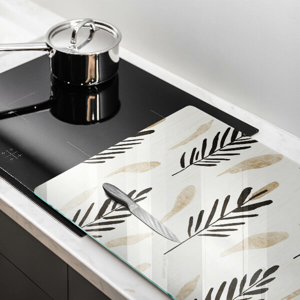 Steklena podloga za rezanje Boho rastline