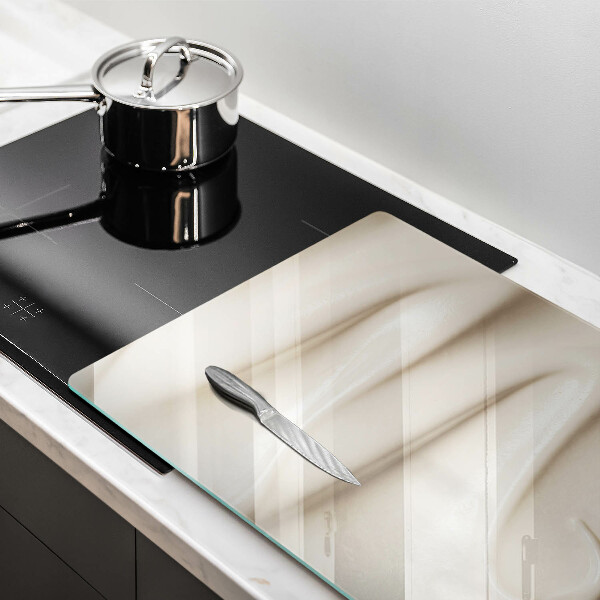 Steklena podloga za rezanje Kremni sladoled