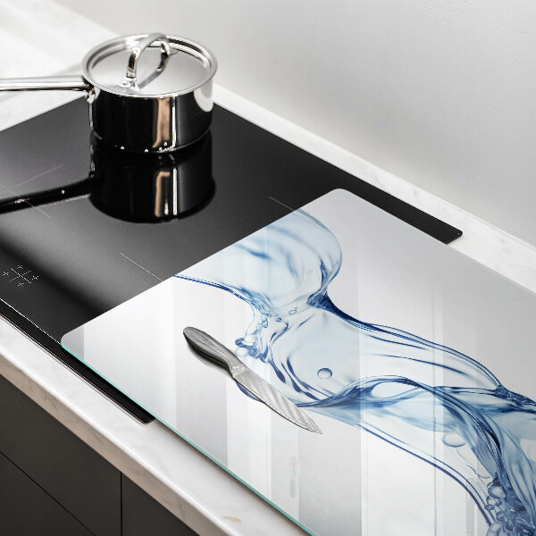 Steklena podloga za rezanje Kristalna voda