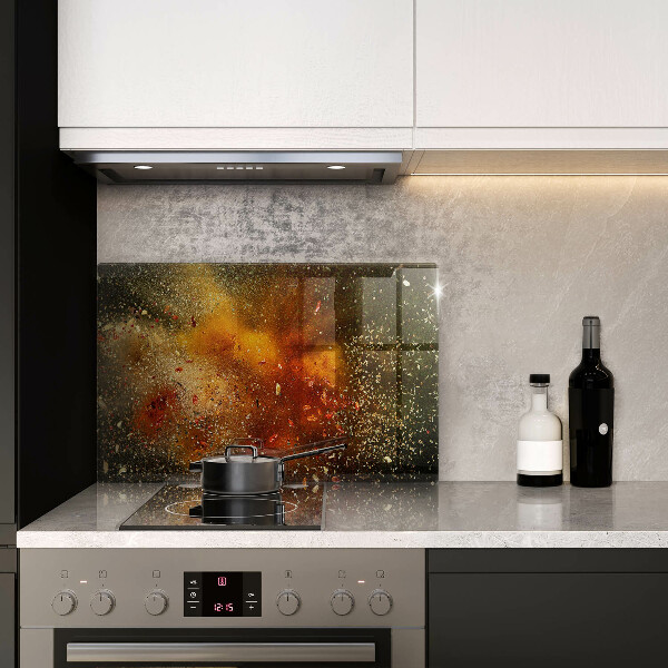 Steklena podloga za rezanje Pisane začimbe