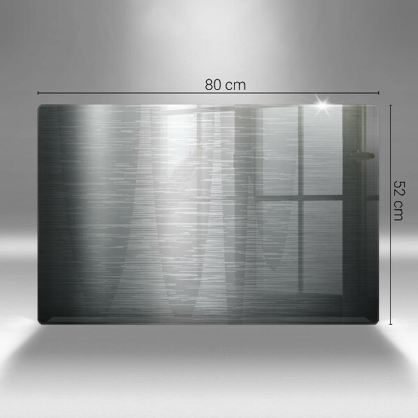 Steklena podloga za rezanje Kovinska tekstura