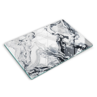 Steklena podloga za rezanje Abstrakcija črnila