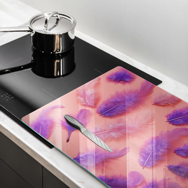 Steklena podloga za rezanje Puhasto perje