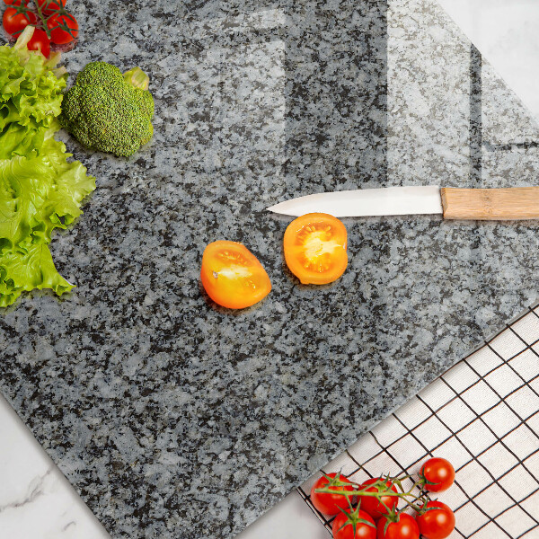 Steklena podloga za rezanje Kamnita tekstura