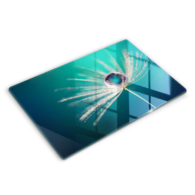 Steklena podloga za rezanje Rosa na regratu