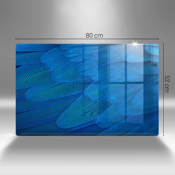 Steklena podloga za rezanje Ptičje perje