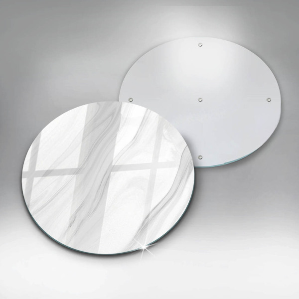 Steklena podloga za rezanje Nežen marmor