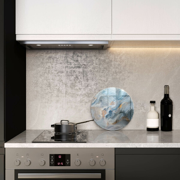 Steklena podloga za rezanje Tekstura marmorja