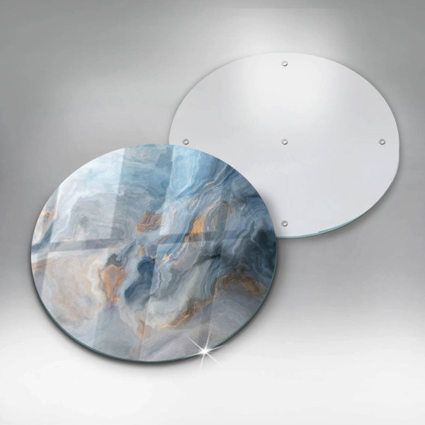 Steklena podloga za rezanje Tekstura marmorja