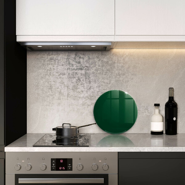 Steklena podloga za rezanje Zelena barva