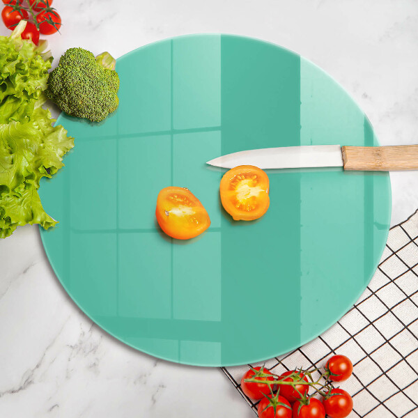 Steklena podloga za rezanje Zelena barva