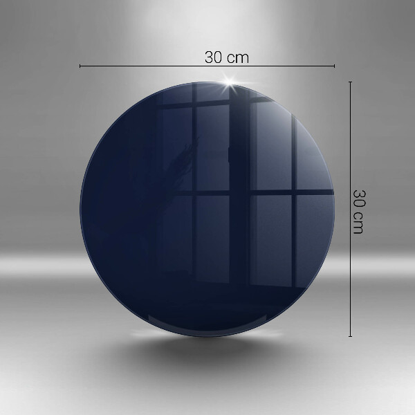 Steklena podloga za rezanje mornarsko modra