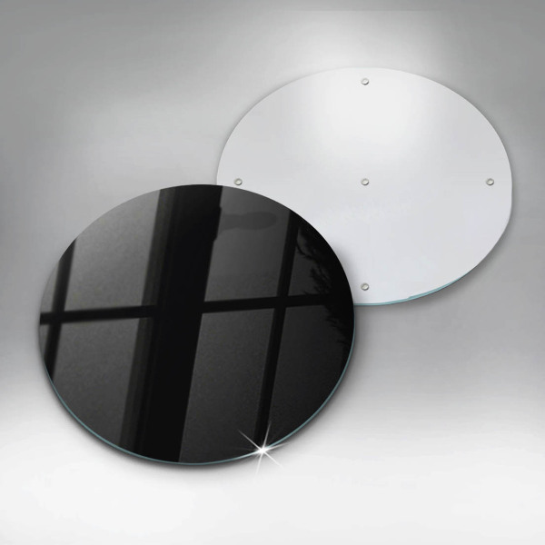 Steklena podloga za rezanje Črna barva