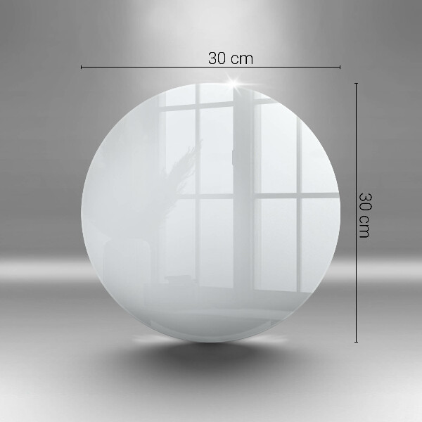 Steklena podloga za rezanje Bela barva