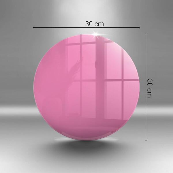 Steklena podloga za rezanje Roza barva
