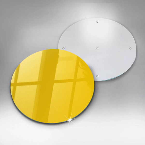 Steklena podloga za rezanje Rumena