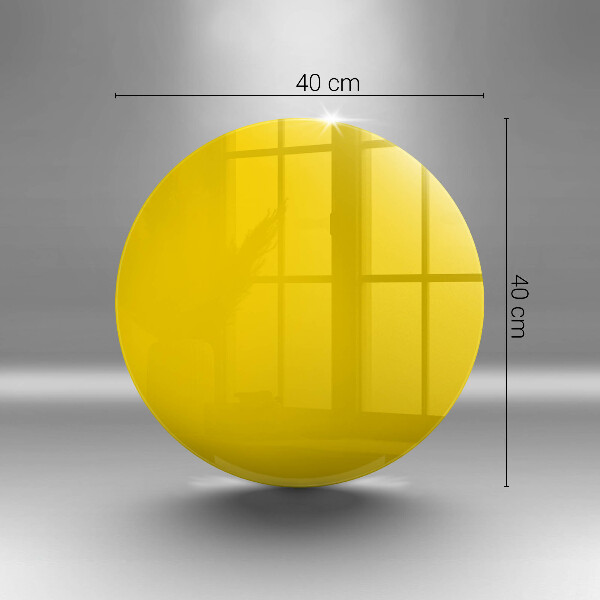Steklena podloga za rezanje Rumena