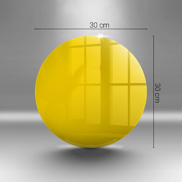Steklena podloga za rezanje Rumena