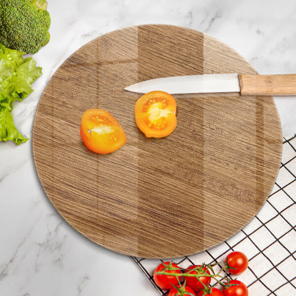 Steklena podloga za rezanje Tekstura lesene plošče