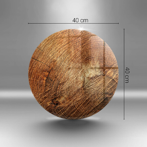 Steklena podloga za rezanje Lesno zrno drevesa