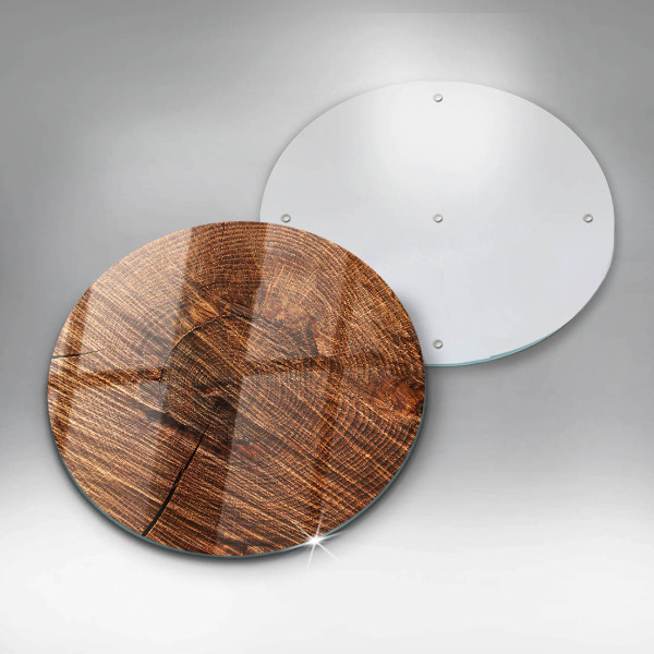 Steklena podloga za rezanje Struktura lesa