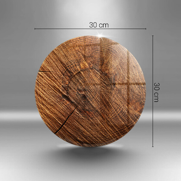 Steklena podloga za rezanje Struktura lesa