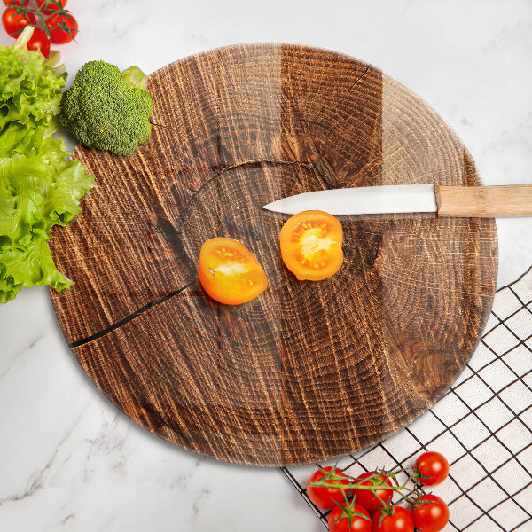 Steklena podloga za rezanje Struktura lesa