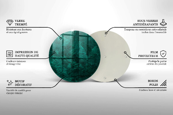 Steklena podloga za rezanje Kamnita tekstura ozadja