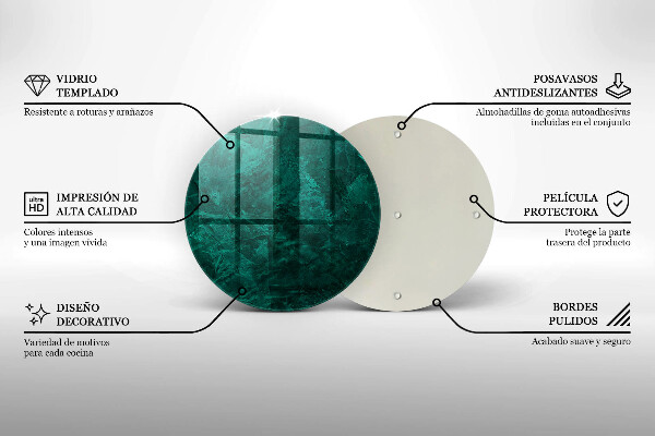 Steklena podloga za rezanje Kamnita tekstura ozadja