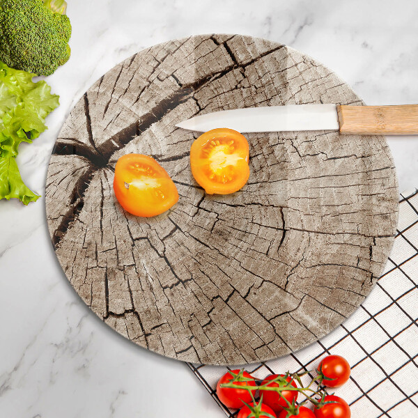 Steklena podloga za rezanje Prerez drevesa