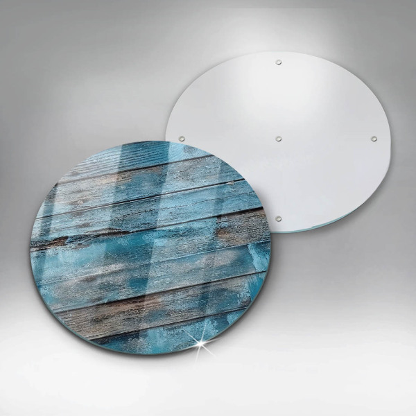 Steklena podloga za rezanje Modre stare plošče