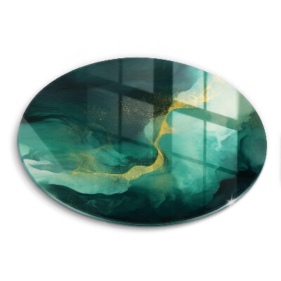 Steklena podloga za rezanje Steklenička zelena