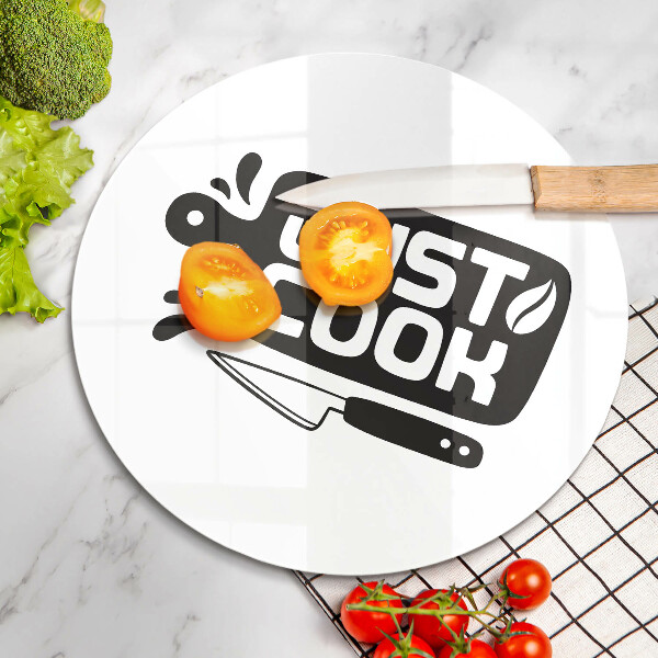 Steklena podloga za rezanje Just cook