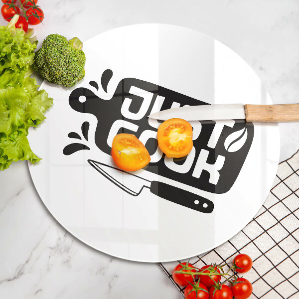 Steklena podloga za rezanje Just cook
