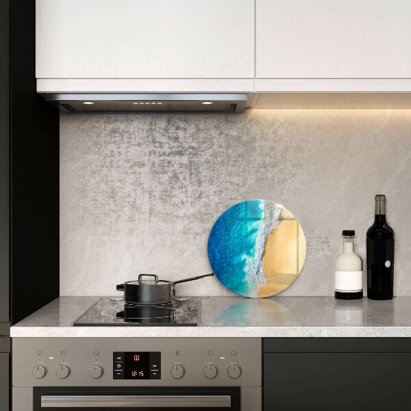 Steklena podloga za rezanje Plaža in morje