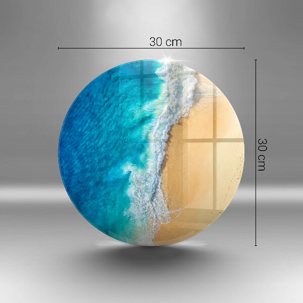 Steklena podloga za rezanje Plaža in morje