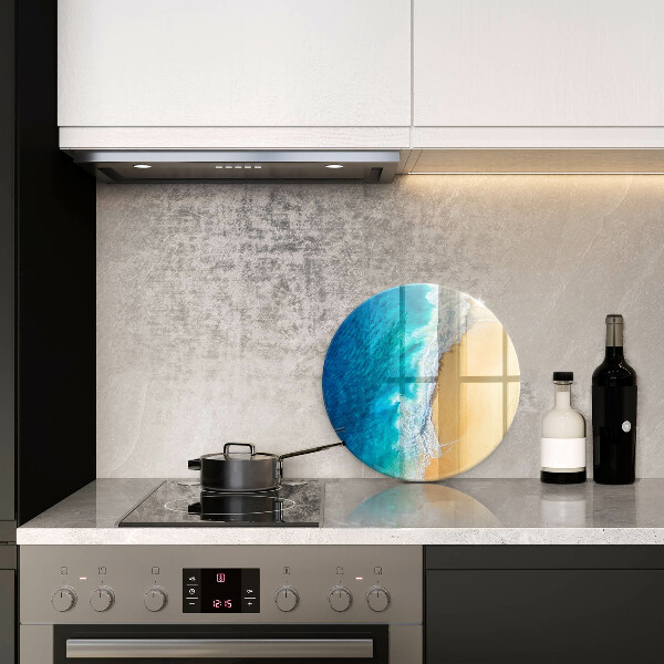 Steklena podloga za rezanje Plaža in morje