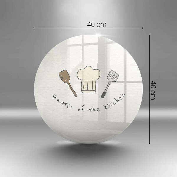 Steklena podloga za rezanje Mojster kuhinje