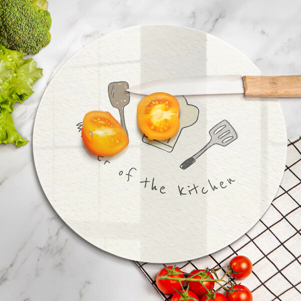 Steklena podloga za rezanje Mojster kuhinje