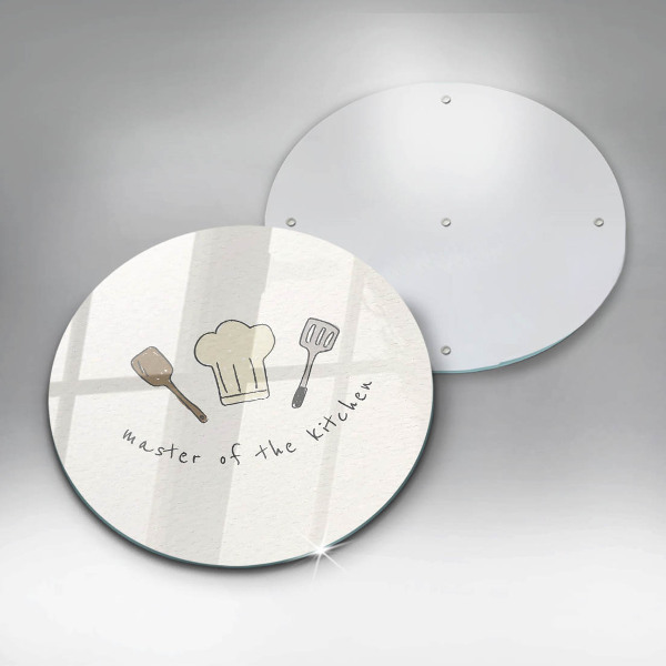 Steklena podloga za rezanje Mojster kuhinje