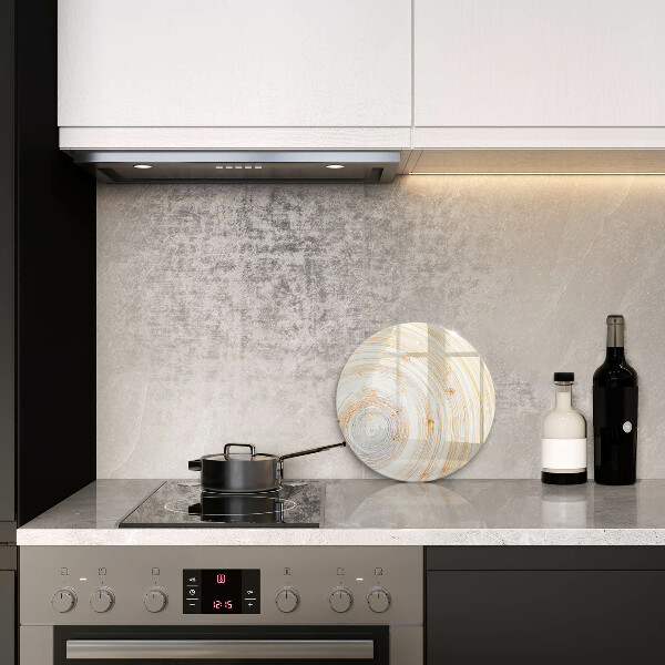 Steklena podloga za rezanje Tekstura lesa