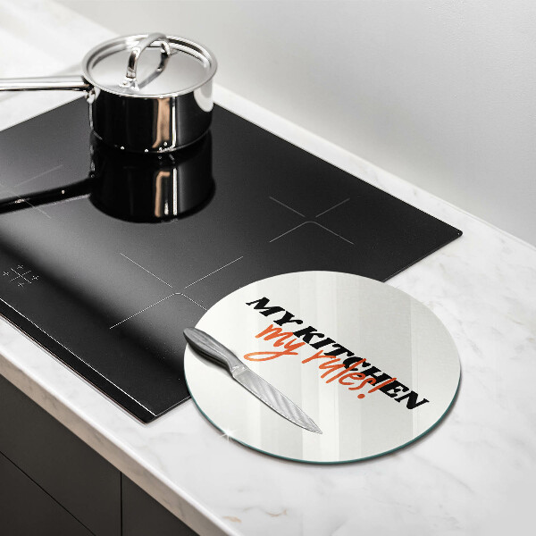 Steklena podloga za rezanje My kitchen my rules
